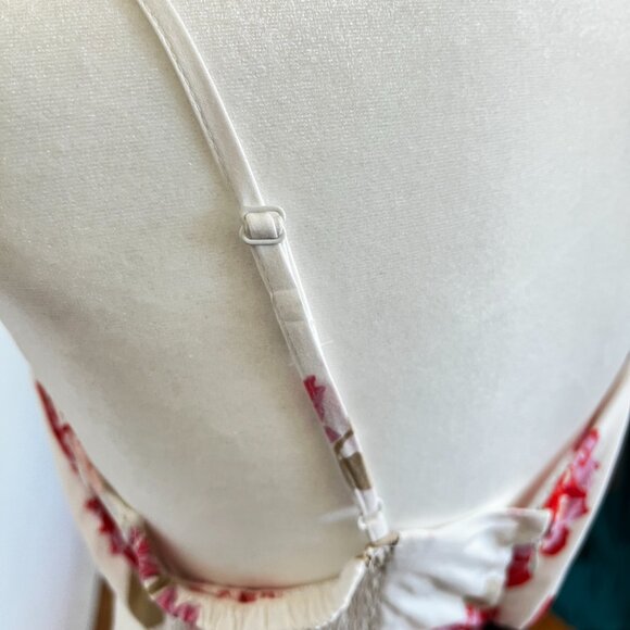 Old Navy White Floral Sundress with Spaghetti Straps, Size Medium - Picture 5 of 12